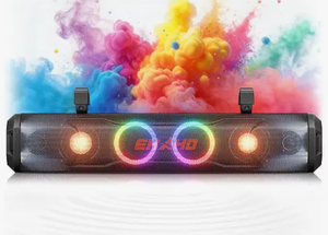 lot 1210 image: Ehaho 26 UTV Sound Bar, Golf Cart Speaker Bluetooth with RGB Party Lights