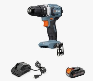 lot 5475 image: Senix X2 20V Brushless 12in Compact Drill Driver