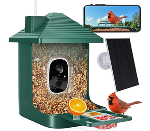 lot 17140 image: Smart Bird Feeder with AI Camera & Species ID