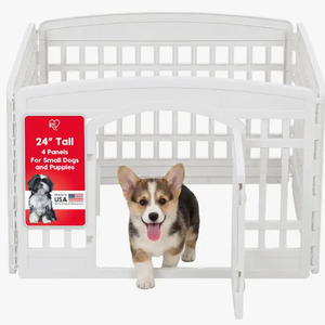 lot 19469 image: Iris Pet Pen CI-604E Modular Animal Enclosure Panel Set