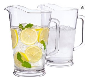 lot 13415 image: US Acrylic Clear Acrylic Pitcher Set