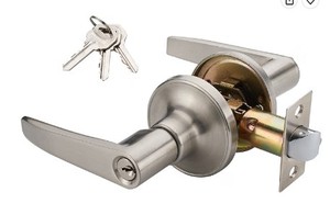 lot 13434 image: Manren Access Solutions Door Lever Lock Home 2 Pack