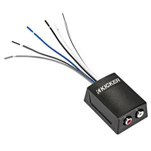 lot 1245 image: Kicker 46KISLOC2 Car Audio 2 Channel Line Output Converter w Remote Out Wire