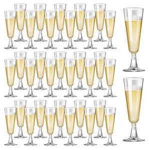 lot 1274 image: SUREHOME Plastic Champagne Flutes 40 Pack Disposable Champagne Glasses 5oz Clear Plastic Mimosa Glasses Wedding Cocktail Cups Bulk for New Years Eve Party Supplies 2026 Engagement Birthday Decorations