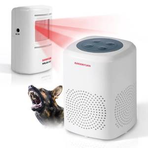 lot 2031 image: RANXINYUAN Barking Dog Motion Sensor-Pir Human Body Dog Barking Alarm Realistic Wireless Loud 1000Ft Door Chimes Home Security 1 Receiver 1 Motion Dectector Driveway Alarm Kit��
