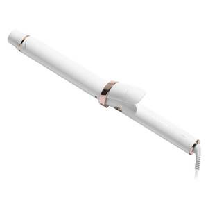 lot 2036 image: T3 SinglePass Curl X Extra-Long Barrel 1.25 Curling Iron & Curling Wand, Hair Curler with 9 Heat Settings, Korean Ceramic & ProGlide Clip for Curls, Waves & Shine on Fine, Medium & Thick Hair