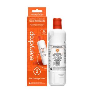 lot 2039 image: everydrop by Whirlpool Ice & Water Refrigerator Filter 2, Orange, EDR2RXD1