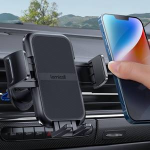 lot 2043 image: Lamicall 2026 Wider Clamp & Metal Hook Car Phone Holder Vent Accessories