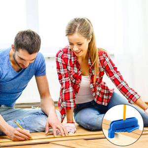 lot 8281 image: Weewooday 1 Pc Center Finder Tool Woodworking Marking Gauge Multifunction Magnetic Scriber Offset Marking Tool Pencil Holder Fits Standard Wooden Pencils (Blue)