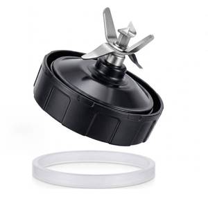 lot 8301 image: Blender Blade Fit for Ninja, Replacement Parts 7 Fin Male Blade with Rubber Gasket, Blender Accessories Compatible with Nutri Ninja Auto iQ BL480 BL642 BL682 BN401 BN751 NN102, Fits 182432oz Cups