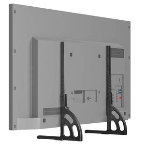 lot 9634 image: XINLEI Universal Table Top TV Stand for Most 22 to 65 inch LCD LED Plasma Flat Screen TVs, Height Adjustable Leg TV Replacement Stand, Max VESA 800x500mm, Support up to 120lbs ML1760E