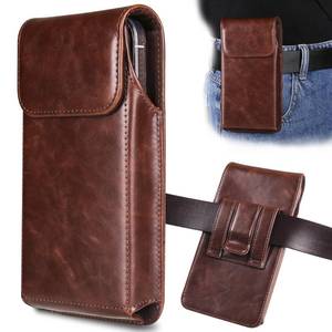 lot 10173 image: INGIDO Holster for iPhone 17, 17 Pro, 16, 16 Pro, 15, 15 Pro, 14, 14 Pro, 13, 13 Pro, 12, Galaxy S26, S25, S24, Premium Leather Pouch with Belt Clip Phone Holster Belt Case, Coffee -M