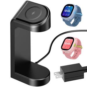 lot 10182 image: Soarking Charger Dock Compatible with Gizmo Watch 4, Fast Charging Watch Dock with 4.92 Ft Cable & Adapter, Magnetic Watch Charging Stand, Kids Smartwatch Accessories