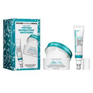 lot 10226 image: Peter Thomas Roth  Full-Size Peptide Skinjection Solutions 2-Piece Face & Eye Kit  Anti-Aging Peptide Skincare Set, Under-Eye Cream and Moisturizer