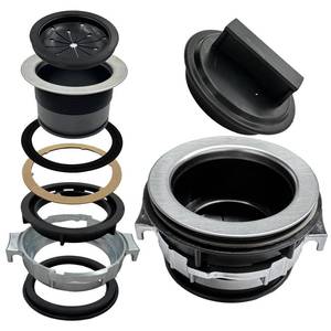 lot 10254 image: 8PcsSet Garbage Disposal Sink Flange Kit with Stopper and Splash Guard for Waste King,4.49 Sink Flange and Drain Lock Nut for Whirlaway,Waste King Garbage Disposal Drain Assembly Kit(114mm)