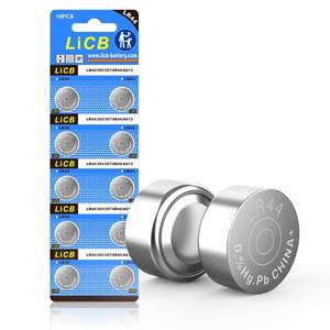 lot 10260 image: LiCB 10 Pack LR44 AG13 357 303 SR44 Battery 1.5V Button Coin Cell Batteries