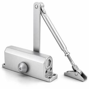 lot 10264 image: Heavy Duty Automatic Door Closer, Self Closing Hydraulic Door Closer, Soft Close No Slam, Anti Rust Aluminum, Easy DIY Install, Fits 88-143lb Doors 23-43in, for Home & Commercial Use