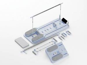 lot 11320 image: Halo Multifunctional Pilates Board Training Set Pink