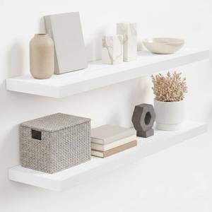 lot 11333 image: Vivelove Floating Shelves 32 Long 9 Deep Set of 2
