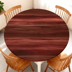 lot 12014 image: ARTSGOO Round Fitted Tablecloth Elastic Edge 53-60