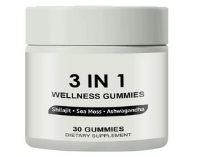 lot 12022 image: Generic 3-in-1 Wellness Gummies, 30 Servings