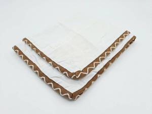 lot 12037 image: Throw Pillow Covers Brown and Tan