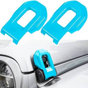 lot 12072 image: Hood Latch Lock Catch Bracket Covers Jeep Wrangler JLJLU