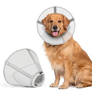 lot 12078 image: Joypig Breathable Mesh Dog Cone Collar