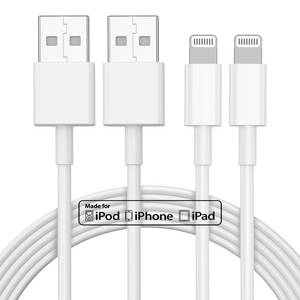 lot 12079 image: Gyusity 2-Pack 10ft iPhone Lightning Charging Cables