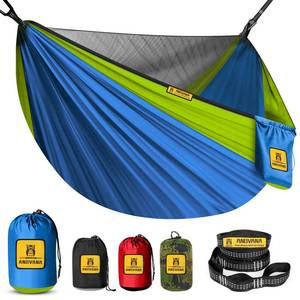 lot 12090 image: ANDVANA Camping Hammock with Mosquito Net, 450 lbs