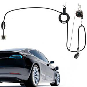 lot 12107 image: HTtoy EV Charger Cable Retractor, Universal Level 2