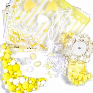 lot 13458 image: KJEYOB 103 Pc DIY Ita Bag Accessories Kit Yellow