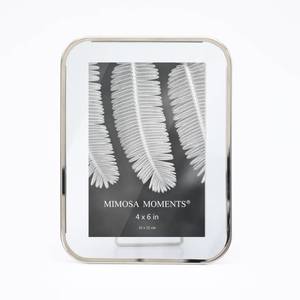 lot 14178 image: Mimosa Moments Picture Frame 4x6 Rounded Corner Silver
