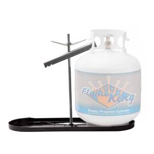 lot 17209 image: Flame King Dual RV Propane Tank Holder KT20MNT