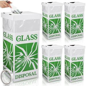lot 17215 image: Resurhang Broken Glass Disposal Box 12 x 12 x 27 (6-Pack)