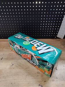 lot 17243 image: Mountain Dew Zero Sugar Baja Cabo Citrus 12 Pack