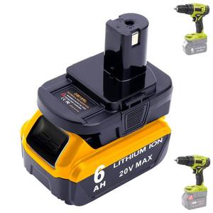 lot 18464 image: Biswaye DM18RL Battery Adapter for Ryobi 18V