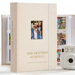 lot 20085 image: Beautiful Polaroid Photo Album for Instax Mini - Velvet Cover, 60 Pages
