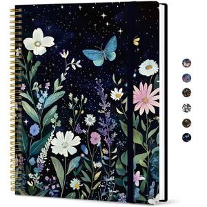 lot 20109 image: Taja Large Spiral Lined Journal for Women and Men, Notebook for Work