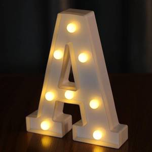 lot 20114 image: IFDGCTK LED Light Up Letters, Warm White Decorative Marquee Letters(A)