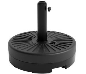 lot 7658 image: Auloma Patio Umbrella Base Stand with Wheels