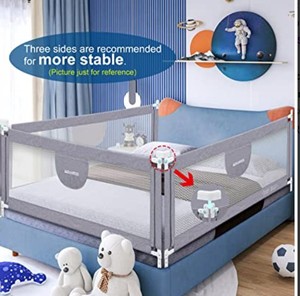 lot 7665 image: Portable Bed Rails Model B1BBR80
