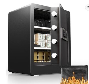 lot 11327 image: Dayi D-45 Digital Safe Black Steel Security Box
