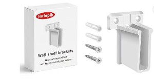 lot 18450 image: Wall Shelf Brackets 3 Pcs