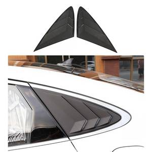 lot 1317 image: AULESSE Rear Side Window Louvers Compatible with Sonata 2020 2021 2022 2023 2024 Sport Decoration Accessories Air Vent Scoop Louver Window Scoop Louver Cover Matte Black