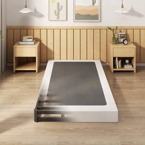 lot 1334 image: EMODA 5 Inch Twin Box Spring Bed Base Mattress Foundation with Fabric Cover