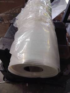 lot 1338 image: Roll of Clear Plastic, Tarp