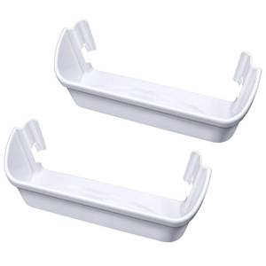 lot 1372 image: 2 pack 240323001 Refrigerator Door Bin, 15.95in Side Fit for frigidaire