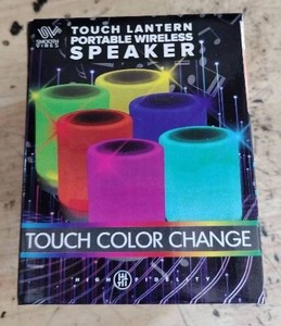 lot 2070 image: Touch Lantern Portable Wireless Speaker Touch Color Change