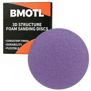 lot 2103 image: BMOTL 3 Inch Foam Hook & Loop Sanding Discs, 12Pcs 2000 Grit